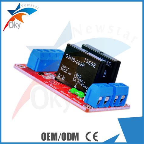 2 Channel Ssr Solid State Arduino Relay Module Low Level Relay Module