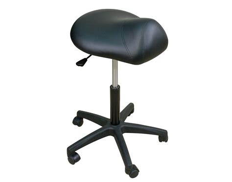Saddle stool rolling chair for medical massage salon kitchen spa drafting,adjustable hydraulic stool with wheels (without backrest, black). Premium Stool w Saddle Seat, Seating, 60370-Txx