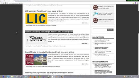 Walden University Portal Login Address And All User Guide Youtube