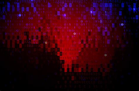 Digital Pixel Screen Dark Red Bg Cybercrime Concept Techcrunch