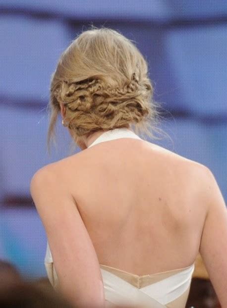 Taylor Swift Beautiful Braided Updo Hairstyles Weekly