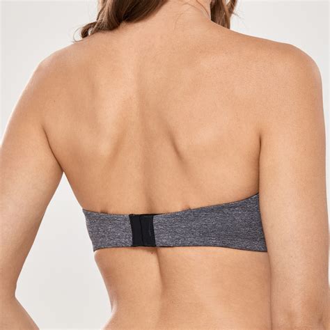 Womens Minimizer Strapless Bra Seamless Underwire Bandeau For Large