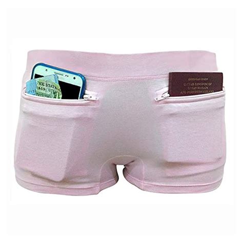 Buy Clever Travel Companionwomen S Underwear With 2 Secret Zipper Pocket Pickpocket And Loss