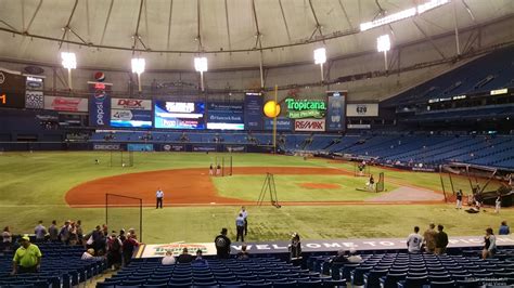 Tropicana Field Section 117 Tampa Bay Rays