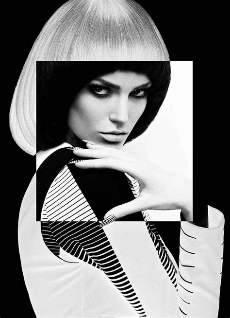 Graphic Patterned Fashion Monochrome Photography Fashion Magazine