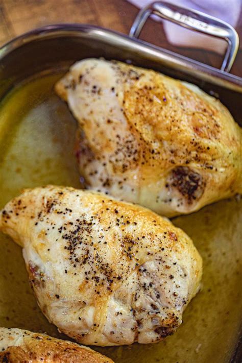 oven baked split chicken breasts bone in recipe [video] dinner then dessert