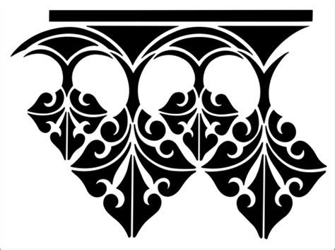 Gothic Stencils From The Stencil Library Stencil Catalogue Quick View