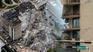 美 플로리다 한밤중 아파트 붕괴 99명 행방불명 네이트 뉴스