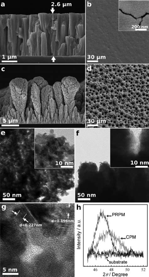 Morphology And Crystal Structure Characterization Of Electro Deposited