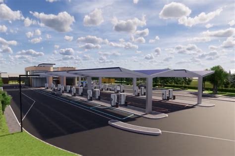 Uks First Electric Forecourt Is Under Construction Opening Summer 2020