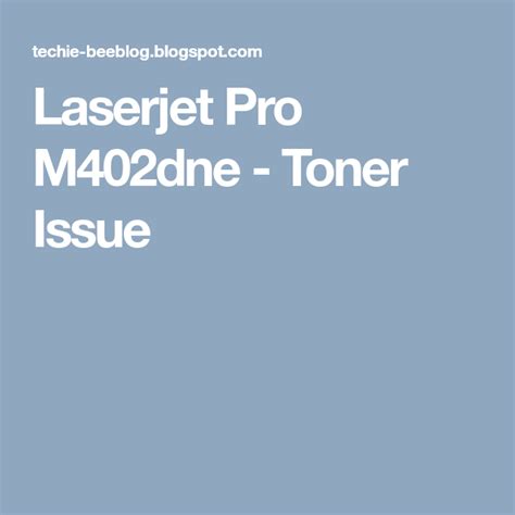 This installer is optimized for windows 8 and newer operating systems. Laserjet Pro M402dne - Toner Issue | Toner, Pro, Toner cartridge