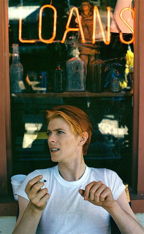 Filled with stunning imagery, the man who fell to earth is a calm, meditative film that profoundly explores our culture's values and desires. David Bowie during filming of The Man Who Fell to Earth ...