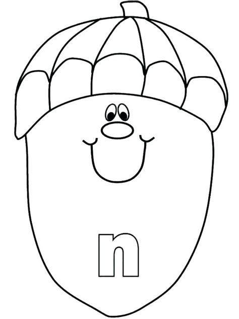 Letter N Coloring Pages Preschool At Free Printable