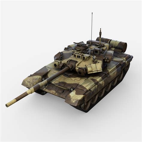 Military Tank 3d Model By Instarymes