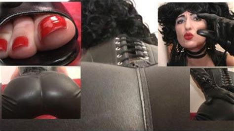 Pov Lick My Black Leather Ass Instruction Clip German Mov German Femdom Lady Victoria Valente