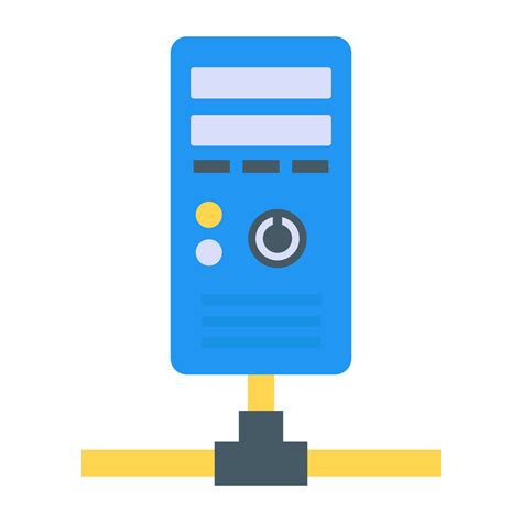 Network Server Icon Flat Icon Design 6610809 Vector Art At Vecteezy