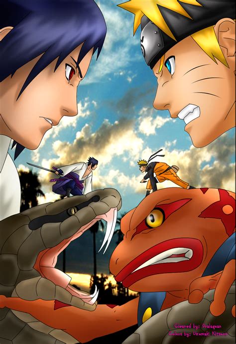 Naruto Vs Sasuke By Uzumakitsune On Deviantart Sasuke Uchiha Shippuden