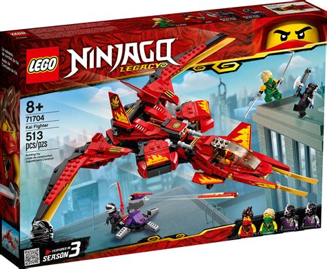 71704 Lego Ninjago Kai Fighter Playset With 3 Minifigures 513 Pieces