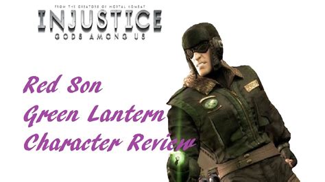 Injustice Ios Red Son Green Lantern Review Youtube
