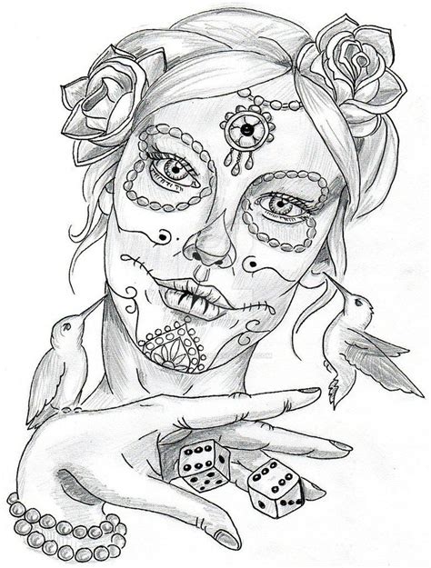 Catrina Coloring Pages At Getdrawings Free Download