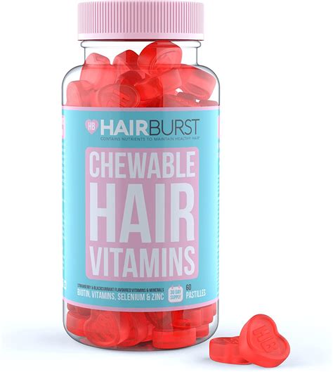 Chewable Hair Vitamins For Hair Growth Anti Hair Loss And Thinning Hair