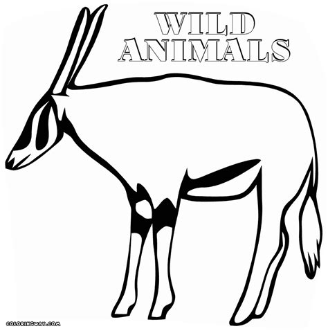 Wild Animals Coloring Pages Coloring Pages To Download And Print