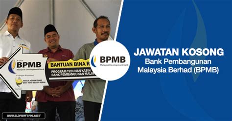 Bank pembangunan malaysia berhad (bpmb) or malaysia development bank operates as a development financial institution (dfi) owned by the malaysian government through the minister of finance inc. Jawatan Kosong di Bank Pembangunan Malaysia Berhad (BPMB ...