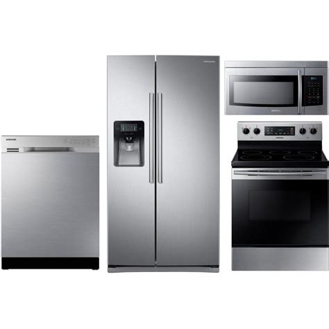 Samsung 4 Piece Electric Kitchen Appliance Rc Willey Kitchen