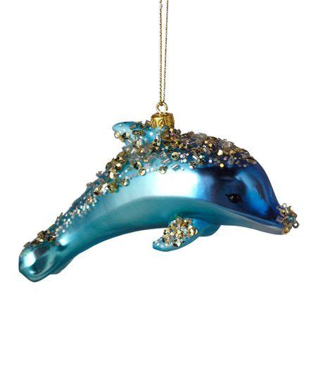 Ganz Dolphin Glass Ornament Zulily Merry Christmas Coastal Christmas