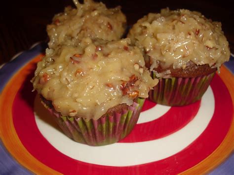 Get an array of frosting. Twisted Flavor: German Chocolate Cupcakes with Coconut ...