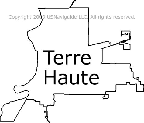 Terre Haute Zip Code Map Map Of Interstate