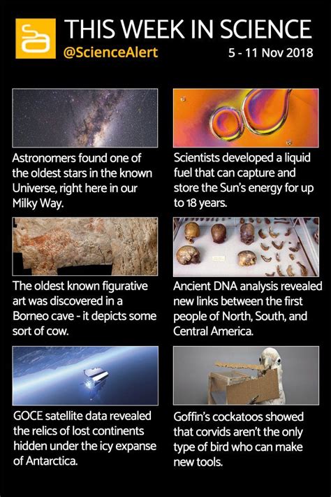 Infographic Heres What Was Important In Science News This Week