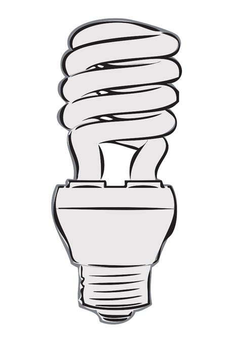 Small Led Light Bulb Clip Art Cliparts