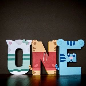 Daniel Tiger Paper Mache Milestone Letters Cost Is For The Etsy
