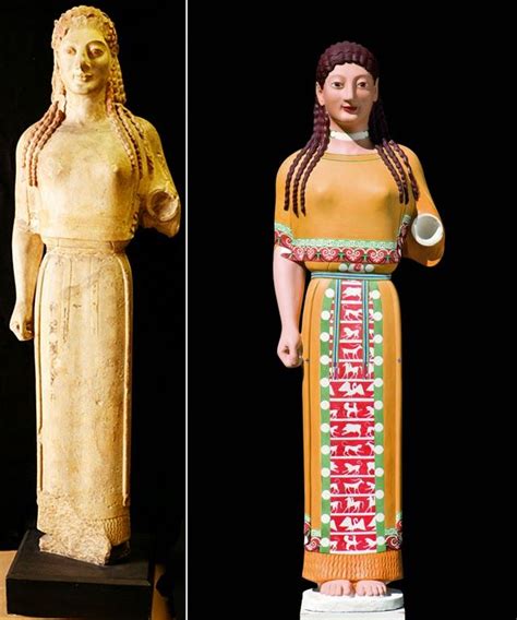 Τα αρχαία ελληνικά αγάλματα με χρώμα Artokio Colored Ancient Greek
