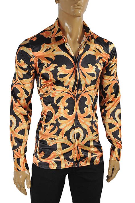 Shirts have gone through a major makeover. Mens Designer Clothes | VERSACE Men's Dress Shirt 177