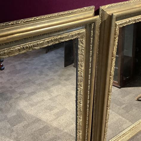 pair of large gilt framed mirrors antique mirrors hemswell antique centres