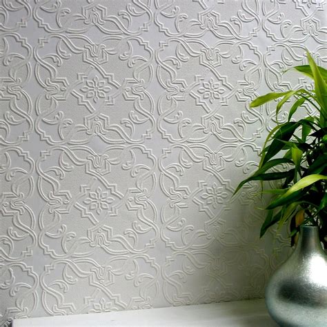 Brewster Home Fashions Maxwell Paintable Textured Vinyl Wallpaper The