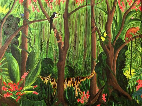 Jungle Tree Painting Ubicaciondepersonas Cdmx Gob Mx