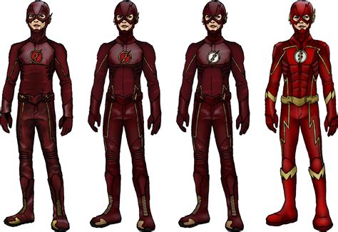 The Flash Suits Cw By Kiraetius On Deviantart