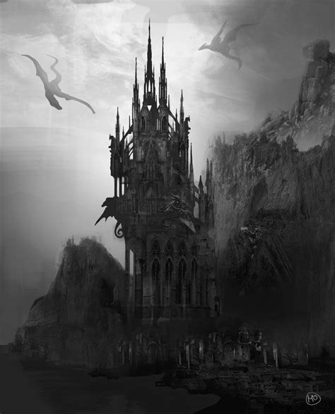 Gothic Castle Fantasy Landscape Fantasy Castle Dark Fantasy Art