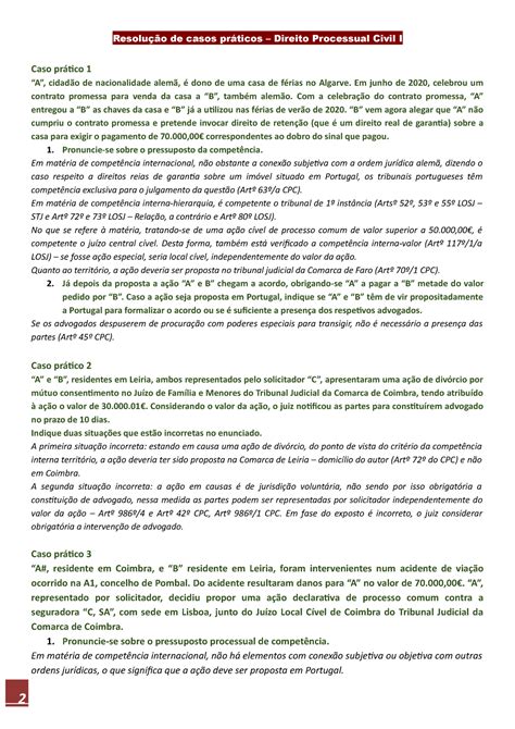 Resolu O De Casos Pr Ticos Dpc Resolu O De Casos Pr Ticos