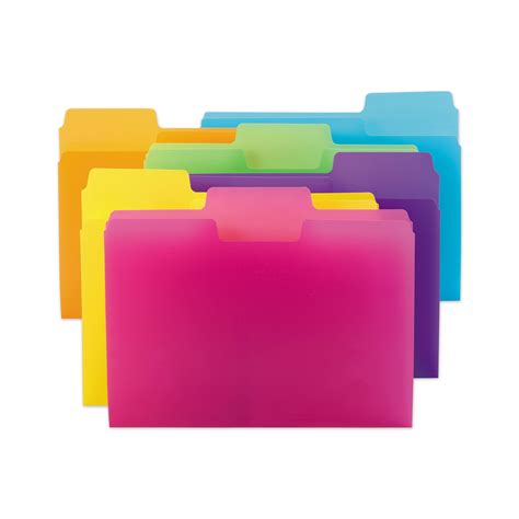 Supertab Top Tab File Folders By Smead Smd10515