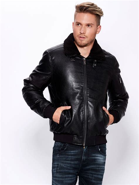 men s leather jacket