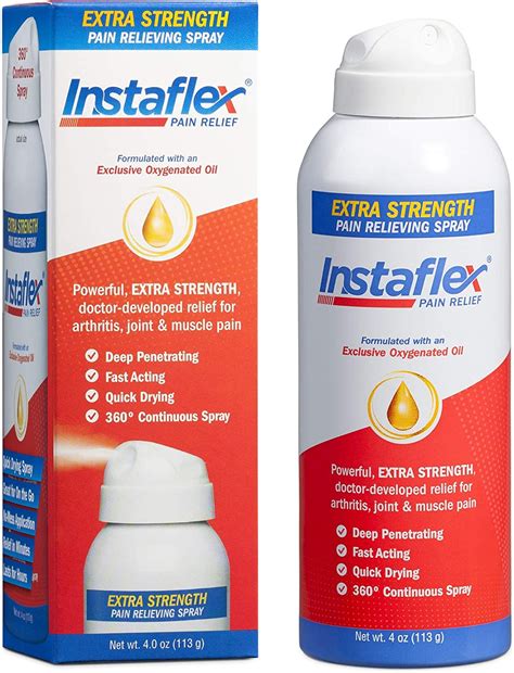 Buy Instaflex Extra Strength Pain Relief Spray With No Mess 360