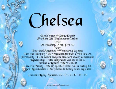 Chelsea Name