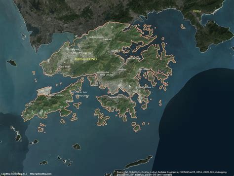 Hong Kong And Macau Satellite Maps Leaddog Consulting