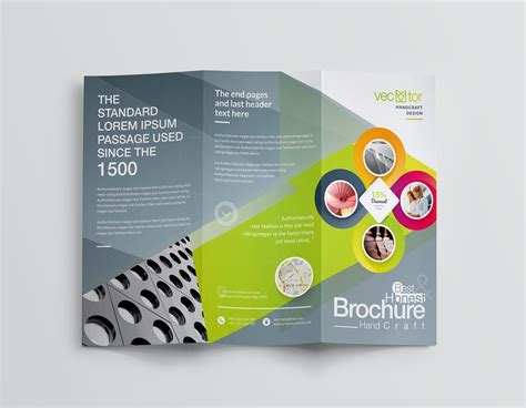 Excellent Professional Corporate Tri-Fold Brochure Template 001213 ...