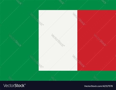 Italy Flag With Original Rgb Color Royalty Free Vector Image