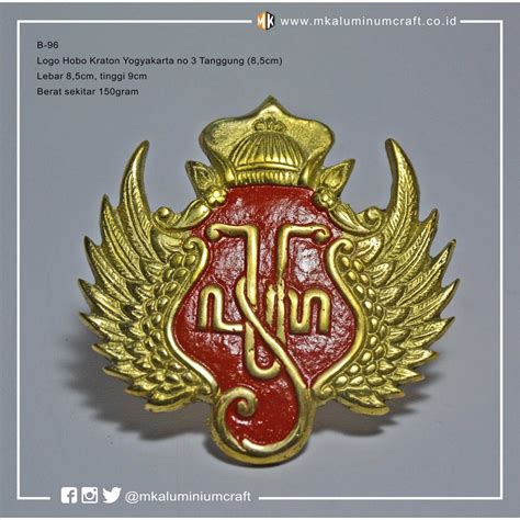Jual Hobo Emblem Logo Kraton Jogja Keraton Yogyakarta Kuningan No 3